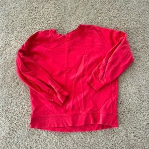 Lululemon crewneck sweatshirt- coral color